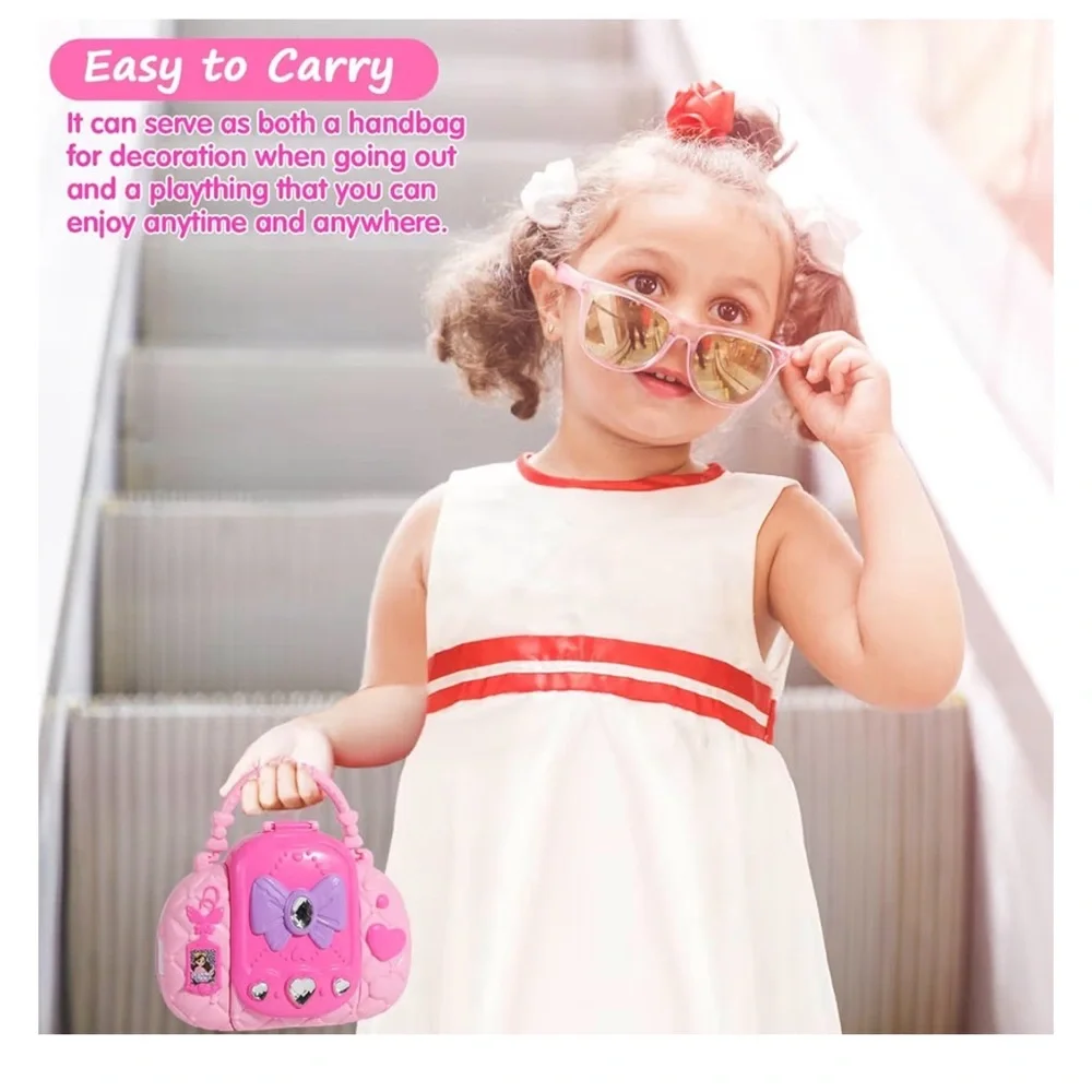 Kids Fairy Make Up Case - Pink Portable Makeup Playset
